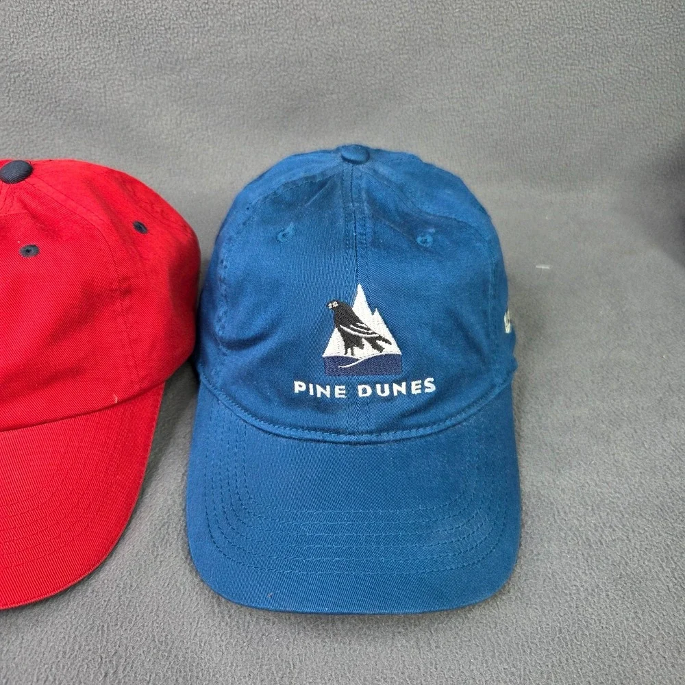 Lot of 3 TPC US Open Golf Hats PGA Multicolor Adjustable OSFA Pine Dunes NEW